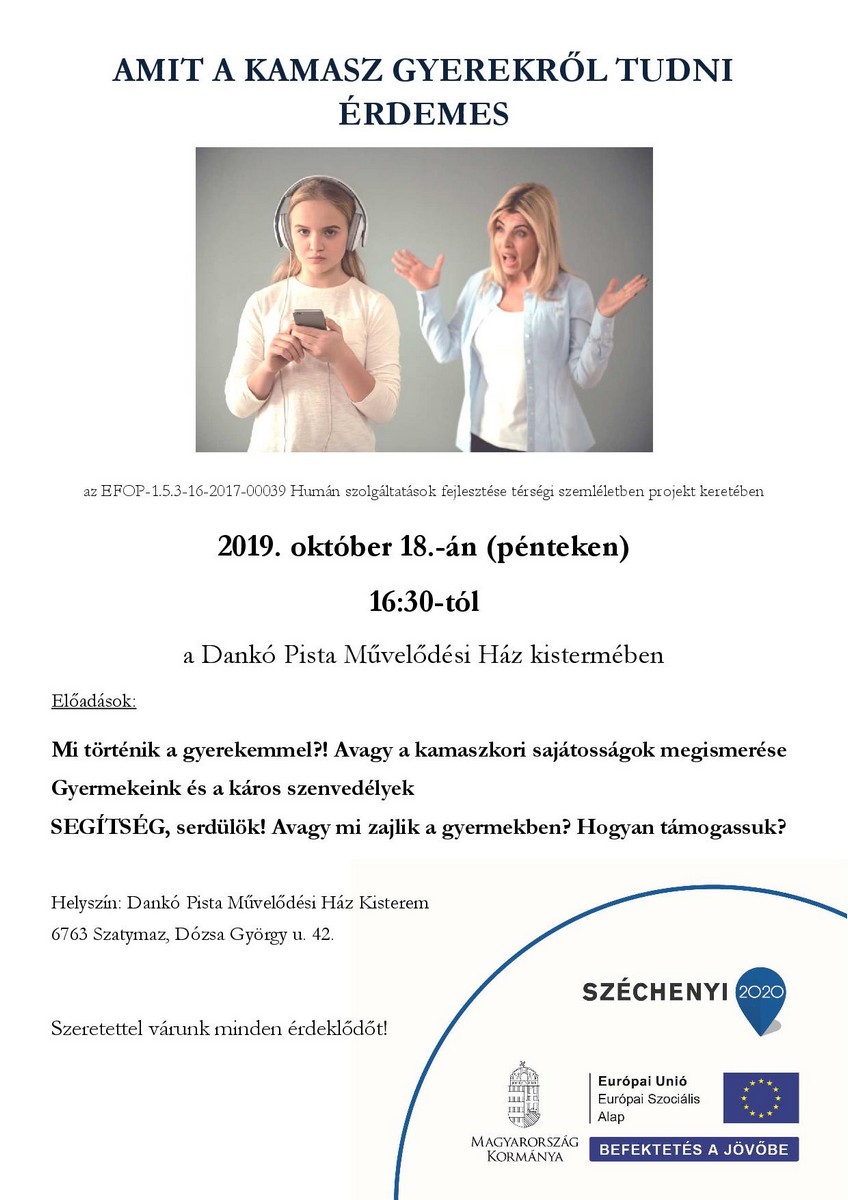 Amit a kamasz gyerekrol tudni erdemes