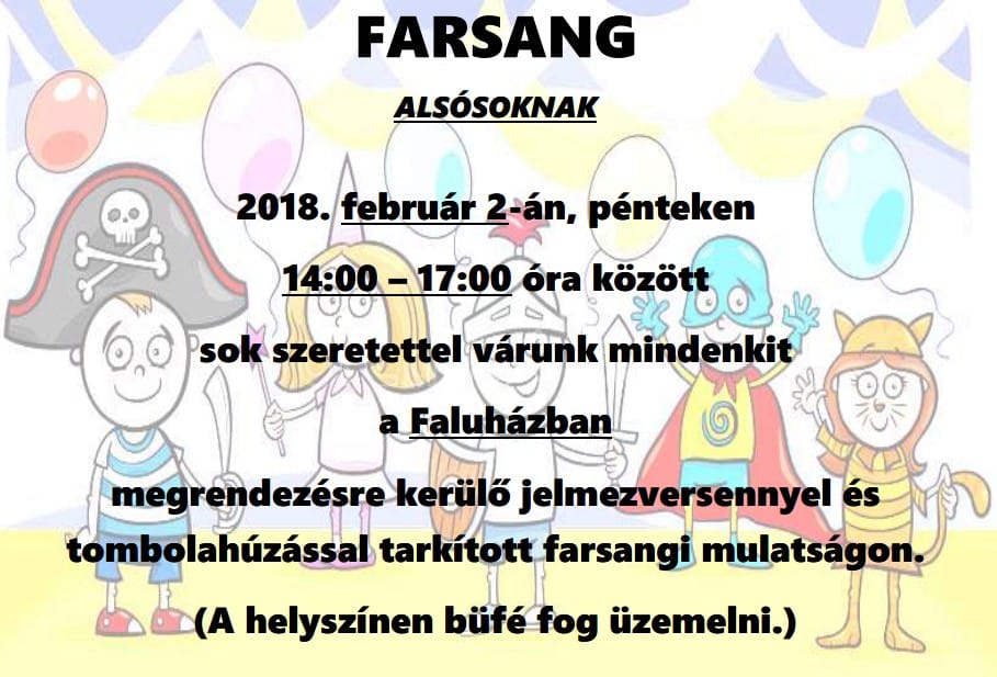 Farsang alsos