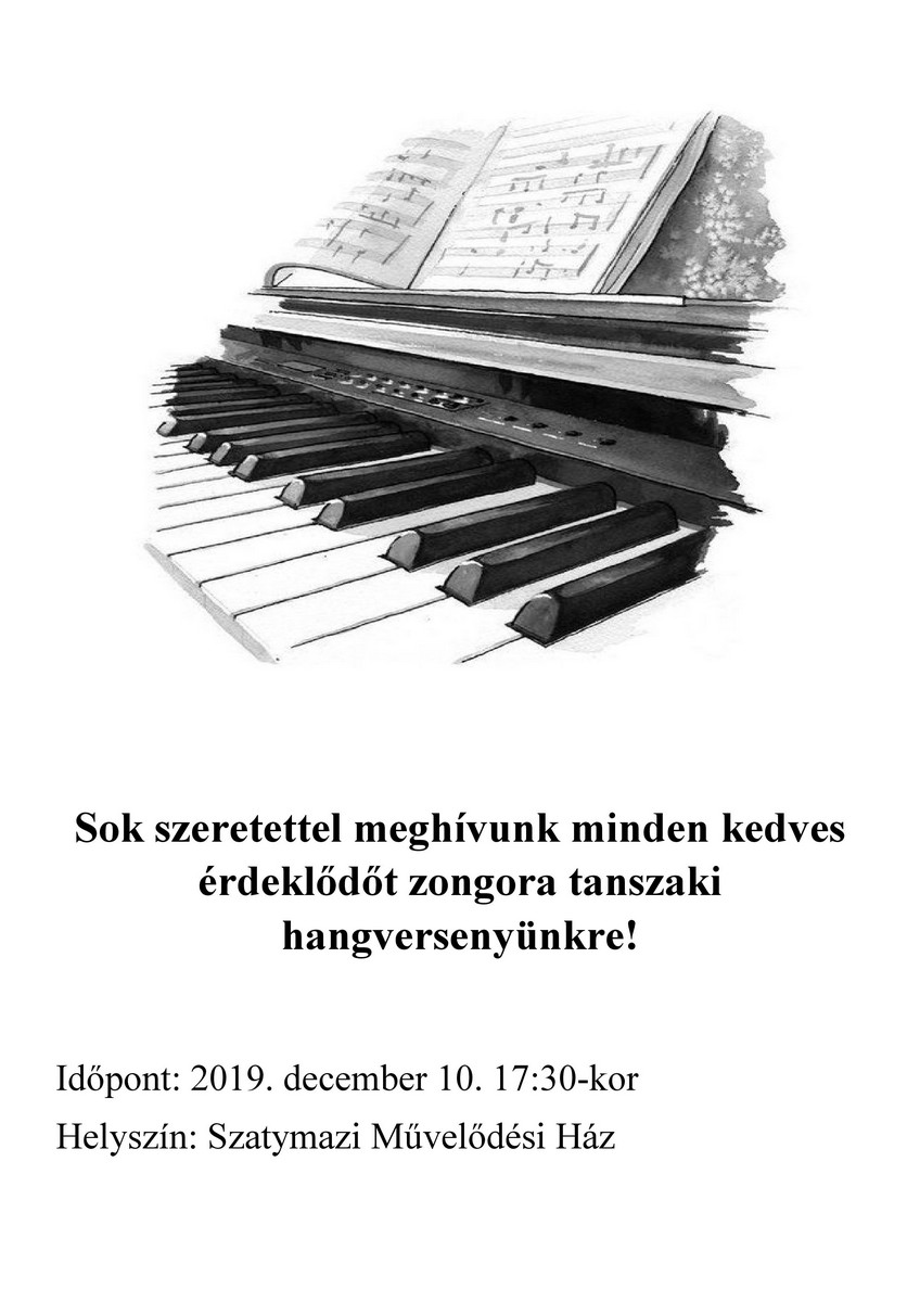 Tanszaki hangverseny